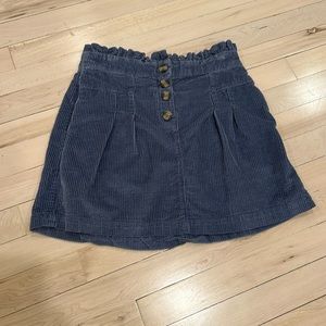 Corduroy Mini Skirt
